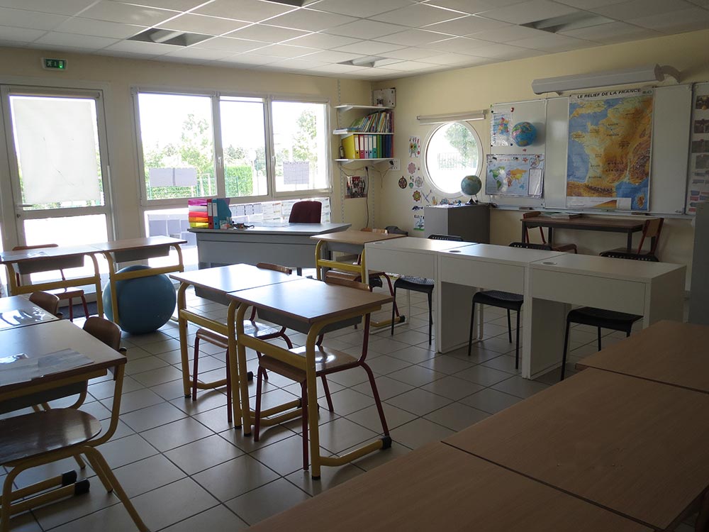 Salle de classe primaire